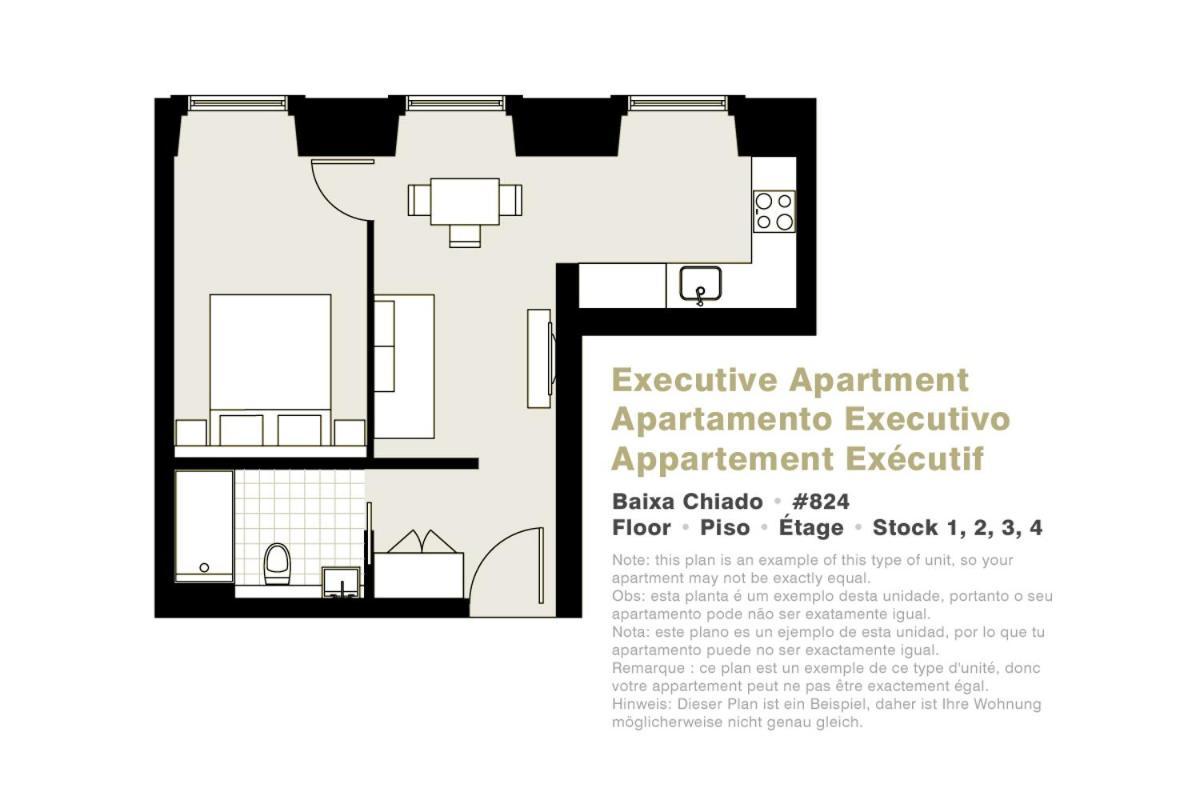 Lisbon Serviced Apartments - Baixa Eksteriør billede