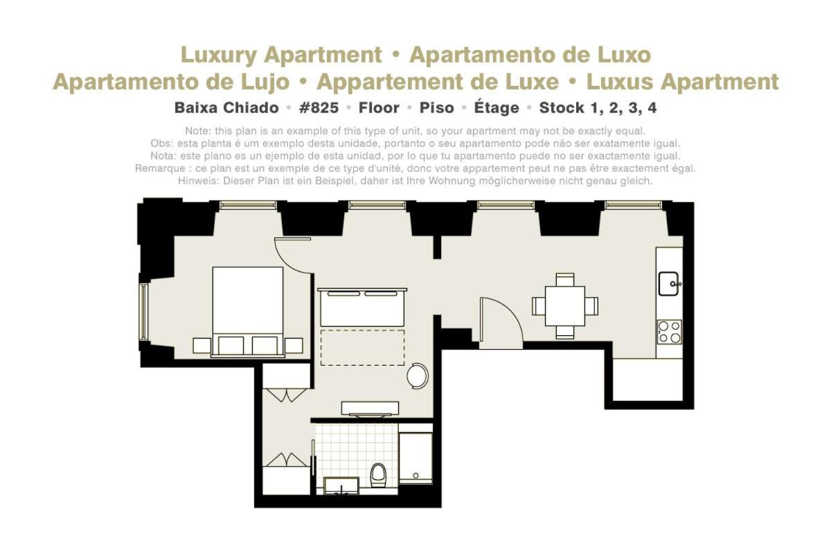 Lisbon Serviced Apartments - Baixa Eksteriør billede