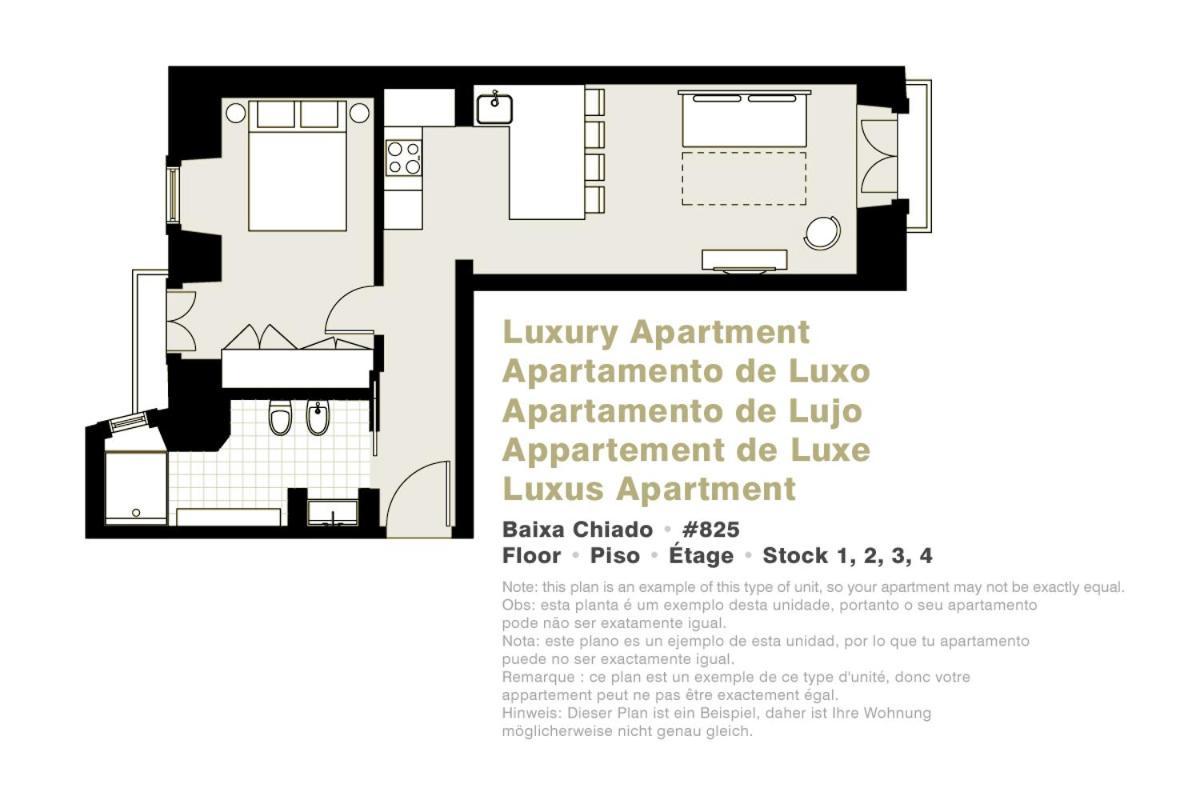 Lisbon Serviced Apartments - Baixa Eksteriør billede